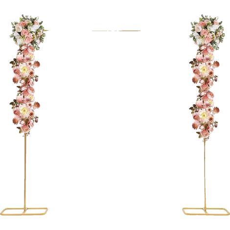 Soporte de lona, ​​construcción metálica duradera, soporte estable, L, dorado (1/2)