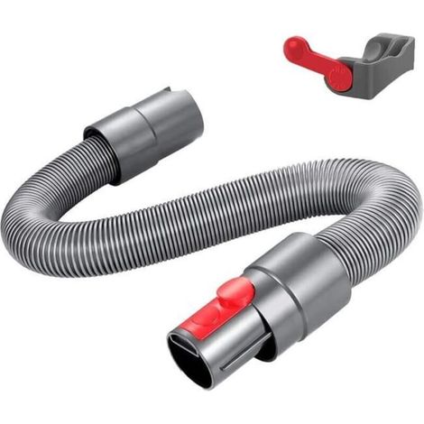 Tuyau flexible pour aspirateur Dyson V15 V11 V10 V8 V7 Series, Kit d'accessoires pour Dyson V15 V11 V10 V8 V7 Tuyau extension & bouton fixation (1/4)