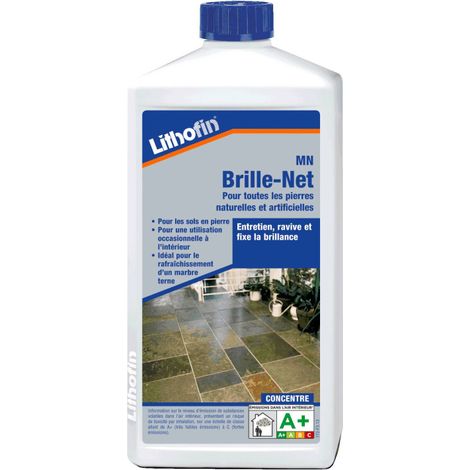MN Brille-Net - Vitrificateur pour l'entretien du brillant des surfaces en pierre - Lithofin - 5 L