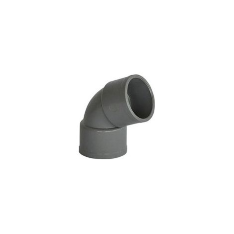 Codo de PVC gris de Crearplast  Hembra-Hembra - 40 - a 67º