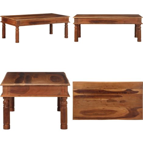 vidaXL Couchtisch 110x60x40 cm Massivholz Akazie (1/5)