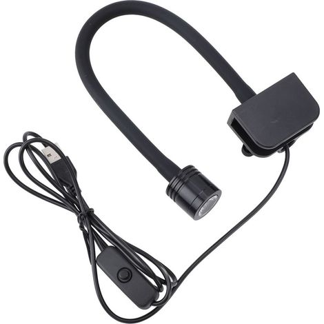 Lampe à pince pour Aquarium, petite pince LED pour Aquarium de 3 à 6 gallons, eau douce et salée, lumière neutre à haute luminosité (1/5)