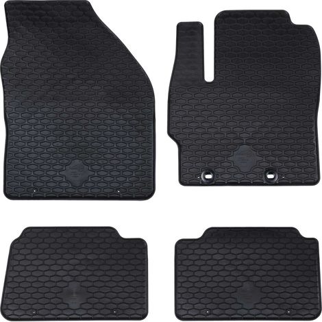 Autofußmatte 4 pcs Schwarz Geeignet für Toyota YARIS 2020-