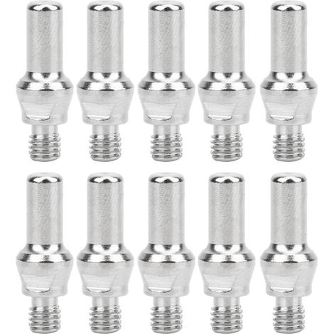 10 électrodes plasma en cuivre rouge électroplaqué, compatibles avec torche PT-40/60 52582