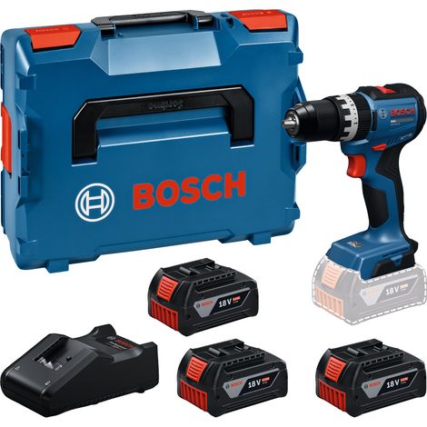 Trapano avvitatore a percussione Bosch GSB 18V-52 Brushless 18V 2 batterie 4.0Ah