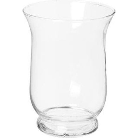 Photophore en Verre "Evasé" 15cm Transparent