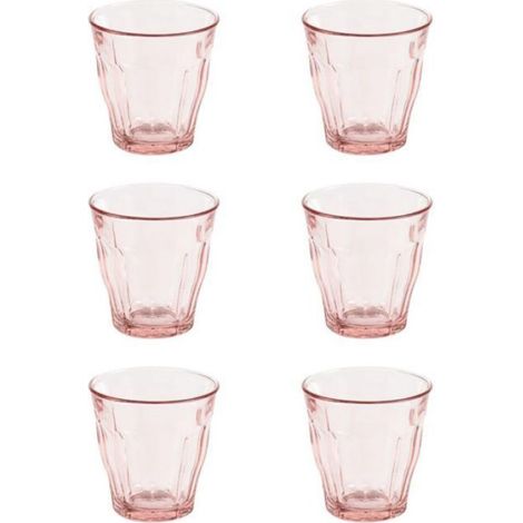 Pack de 6 verres Picardie rose – Duralex