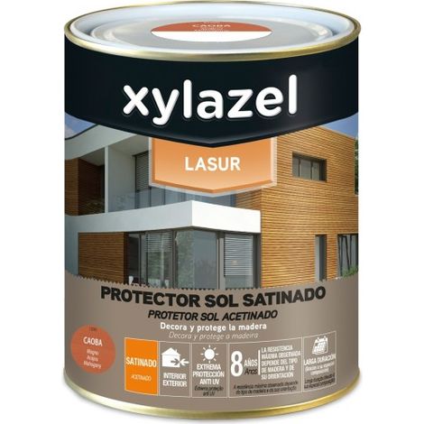 Lasur sol satinado 750 ml caoba xylazel