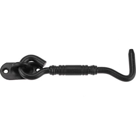 Loquet de porte de cabanon/porte de garage/fenêtre en acier inoxydable noir 201 (1/5)