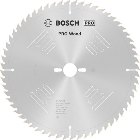 BOSCH DISCO SIERRA OPTILINEWOOD 216 X 2.8X 30D: 48WZ/N Diámetro disco x eje (mm) 305x30 Número de dientes 60