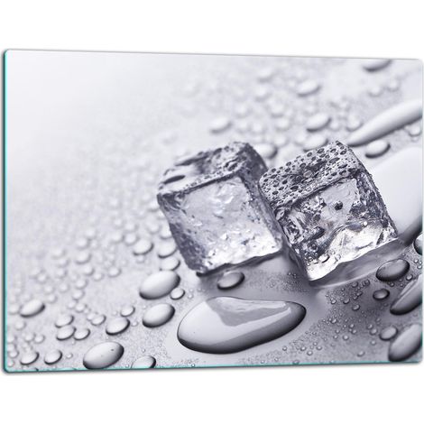 Tabla de corte de placa de vidrio 52x40 hielo blanco (1/5)