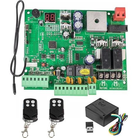 Kit d'ouvre-portes automatiques Carte 12V/24V for panneau de commande d'ouvre-porte pivotant à Double bras automatique système de Center de contrôle intelligent remplacer les raccords pour accessoires (1/5)