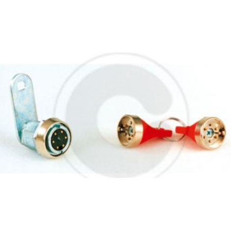 serrure A cylindre avec 2 clA s jack avec goupilles 20x22 millimA tre