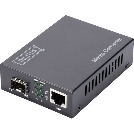 Convertisseur de média réseau Digitus DN-82130 LAN, SFP 1 GBit/s Y134111 (1/4)