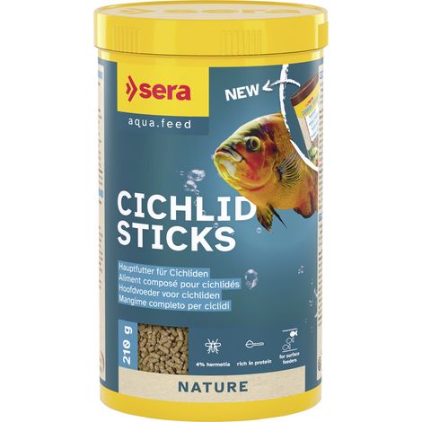 Sera Fischfutter Cichlids Sticks 1 L Fischfutter