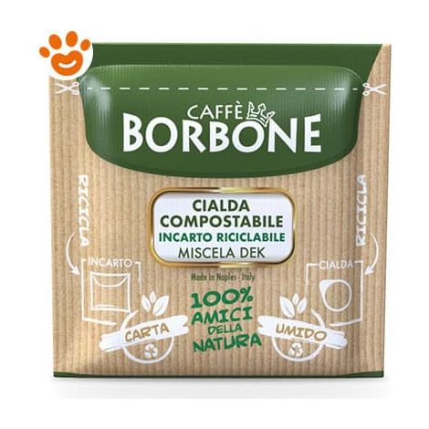 Borbone Caffè Cialde ESE 44 -
Dek decaffeinato - Confezione 50 Cialde -