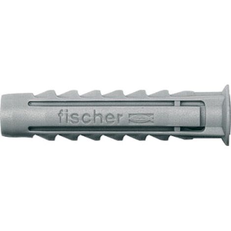 Fischer – Boîte de 25 chevilles nylon SX 12 – Quadruple expansion pour fixation durable – Charge maximale élevée – Pour béton et matériaux pleins