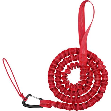 Sangle remorquage vélo Corde Cordon élastique Traction Montagne Crochet sécurité Sac Rangement (1/5)