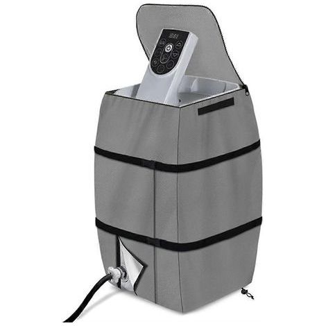 Housse de pompe de chauffage pour spa avec fenêtre supérieure en PVC. étanche et gonflable. (1/5)