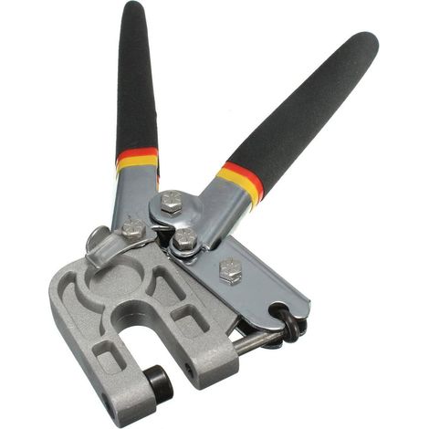 Pinza crimpatrice per perni in acciaio ad alto tenore di carbonio Tigrezy, utensili per cartongesso, utensile manuale per crimpatura di fissaggio di telai con bloccaggio a punzone