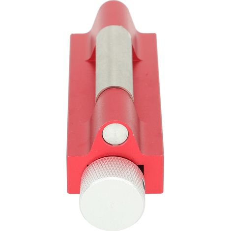 Gabarit d'affûtage professionnel en alliage d'aluminium à angle fixe pour ciseaux à bois et rabots, avec rouleau large (1/5)