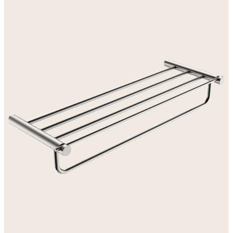 Rack portasciugamani 60 cm nichel spazzolato Minimal (1/2)