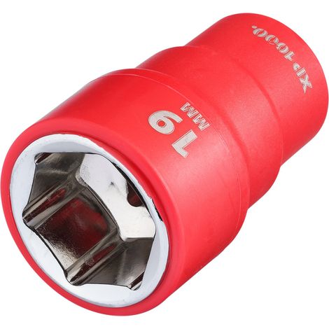 Draper 17655 XP1000 VDE Socket, 3/8"" Sq. Dr., 19mm (1/2)