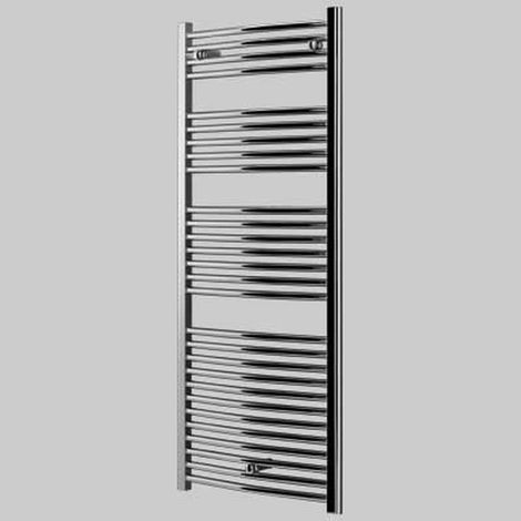 Termoarredo scalda salviette mod. san remo cromato curvo -  h 1420 l 600