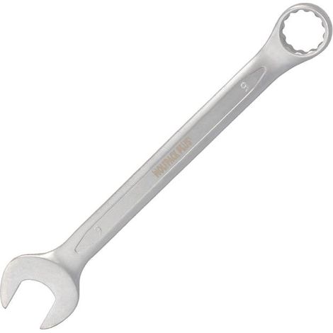 Llave Combinada Plus 9x9 Acero Cromo Vanadio DIN 3113. Llave Doble Boca, Llave Fija, Llave Estrella (1/3)