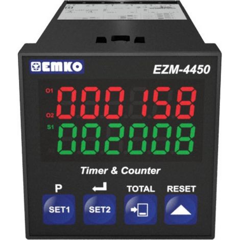 Emko EZM-4450 contador digital negro IP65
