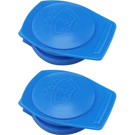 2pcs Bouchon de Réservoir de Lavage d'essuie-Glace Couvercle en Plastique de Réservoir de Pare-Brise 3Q0955455 Compatible avec V W Compatible avec Porssche Cayenne