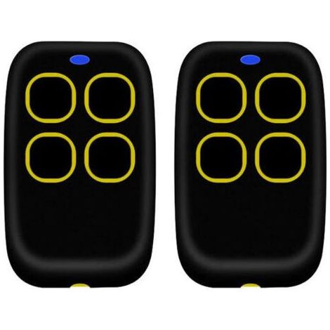 FENOPLASTICAUlisem 2PCSTélécommande portail universelle 4 en 1, télécommande rolling code universel multifréquence de 250 à 913 mhz. Radiocommande portail programmable version mise à jour avec liste d (1/4)