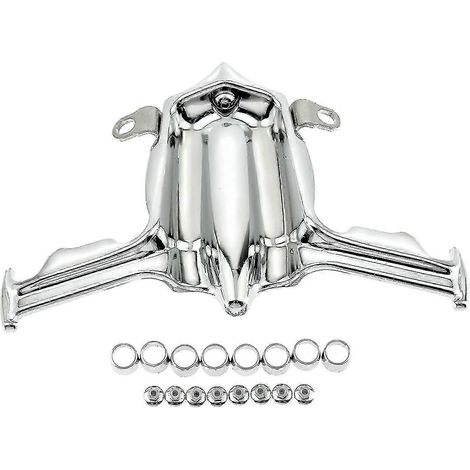 Compatible avec les caches décoratifs de blocs de poussoirs de soupapes/élévateurs de soupapes des motos Twin Cam Street Glide Road King 2000-2016 et 2017 (chromés). (1/5)