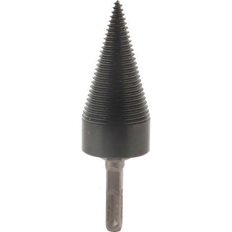 Foret à bois de chauffage, foret à fendre le bois, foret à fendre le bois, poinçon à cône pour bois, queue carrée, 42 mm