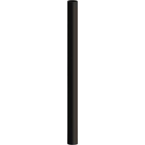 1 Pièce - Poteau Pour Lampadaire Globo - En ABS Noir - Compatible Avec Lampadaires Sphériques - Hauteur 150 Cm - Diamètre 25 Mm