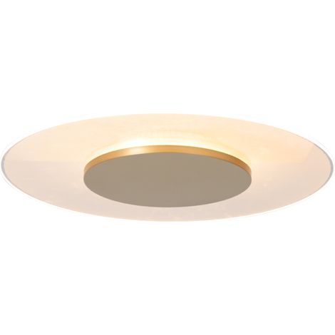 Steinhauer - deckenleuchte - Lido - gold - metall - Ø 42cm - LED
