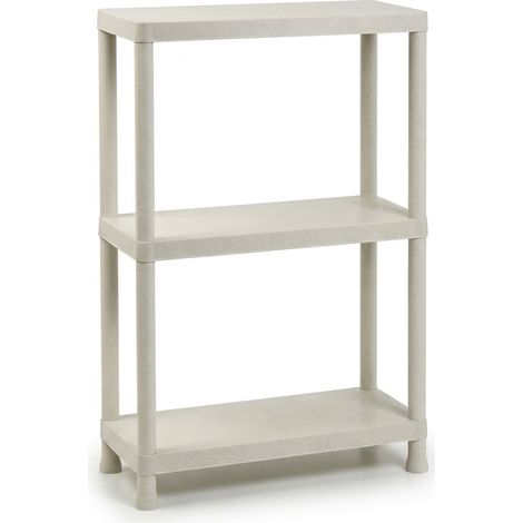 Scaffale Salvaspazio 3 Ripiani Multiuso Bagno Cucina 95x60x30 cm (1/5)