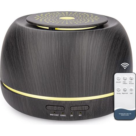 Diffuseur d'huiles essentielles 300 ml avec télécommande (1/5)