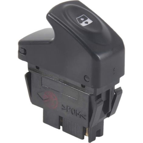 Interrupteur de lève-vitre 6 broches droit pour Renault Clio, Kangoo, Megane, Scenic 7700838101 (1/5)