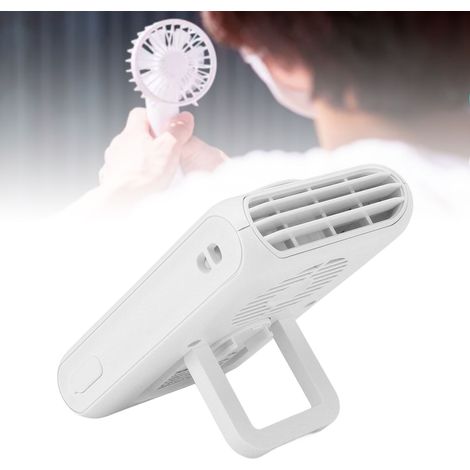 [Ventilador portátil] Ventilador de correa sin marca con clip, ventilador trasero con motor sin escobillas de 6600 RPM, batería de litio de 2000 mAh, recargable por USB (6 horas), multifuncional (cint (1/5)