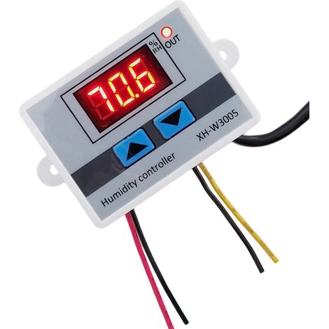 Digitalanzeige Feuchtigkeitsregler Feuchtigkeitskontrollinstrument Feuchtigkeitskontrollschalter Befeuchtung Entfeuchtung Konstante Feuchtigkeitskontrolle, 220 V – 220 V (1/5)