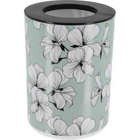 Cestino in pp stampato con coperchio 5l - ecrin vert - Tendance
