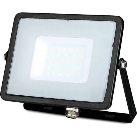 V-TAC PRO VT-30 Projecteur LED 30W slim noir Chip Samsung SMD blanc neutre 4000K - SKU 401