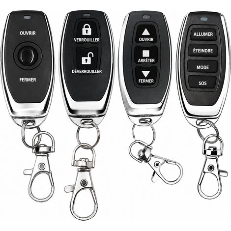 Télécommande sans fil RF 2 touches AB en métal étanche 6V 2 30 g – Livraison gratuite (1/5)