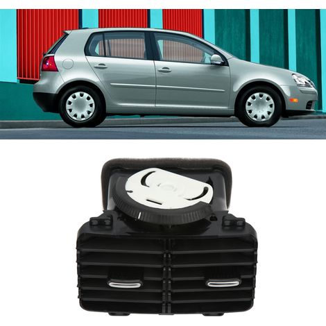 Schwarzer ABS-Hecklüftungsgitter für Volkswagen Golf 6/5 und Jetta 5 (1KD819203) (1/5)