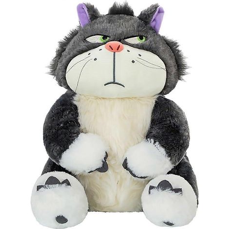 Niedliche Plüschkatze, Aschenbrödels Katze, Lucifer, lustige Anime-Katze als Plüschkissen, 30 cm großes Geburtstagsgeschenk für Jungen und Mädchen (1/5)