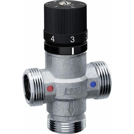 Miscelatore termostatico attacco maschio Far Rubinetterie 3957  3/4"