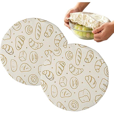 Tapas para moldes de pan - 2 piezas Protector para hornear alimentos (1/5)