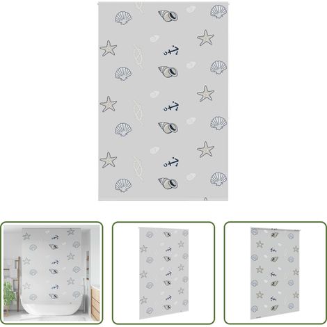 Intimité salle de bain - Store enrouleur de douche 160x240 cm largeur du tissu 156 cm (1/5)