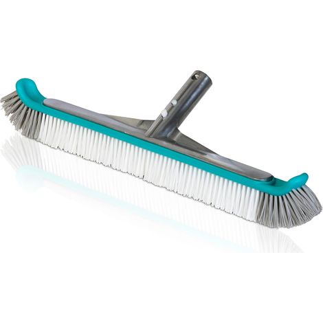 1 Brosse Piscine Aluminium 45cm Fond Parois Système Easy Clip Pour Piscines Démontables (1/5)